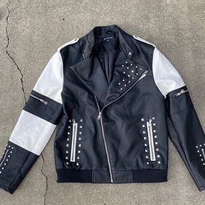 INC International Concepts faux leather jacket.